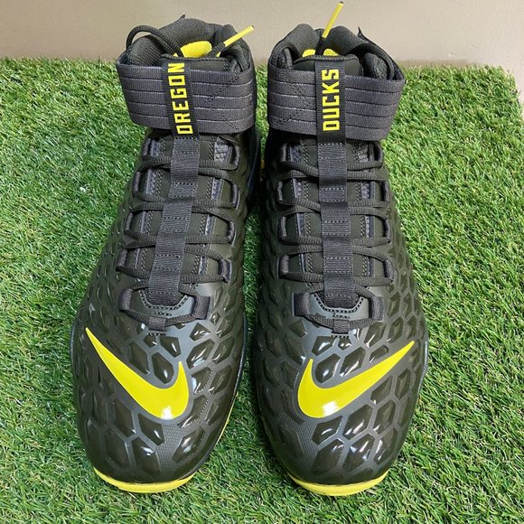 Nike Force Savage Pro 2 Mid Shark Oregon Ducks Sample PE Cleats Sz 17 CI9904-305 main image 9